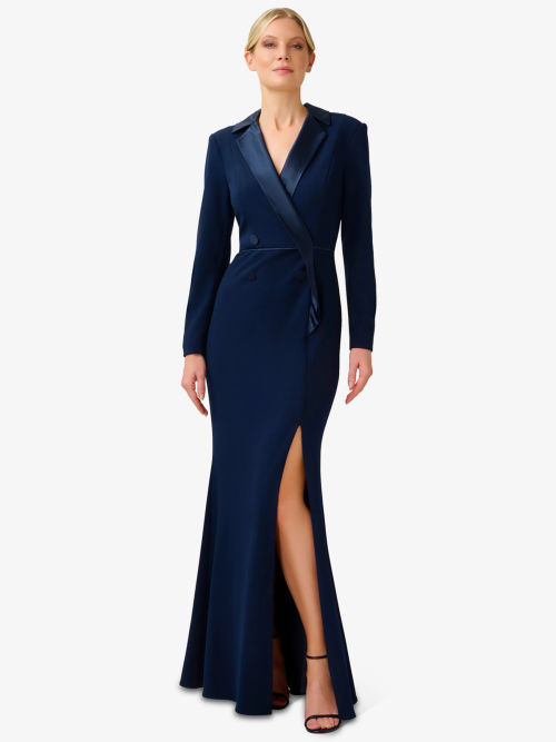 Adrianna Papell Crepe Tuxedo...