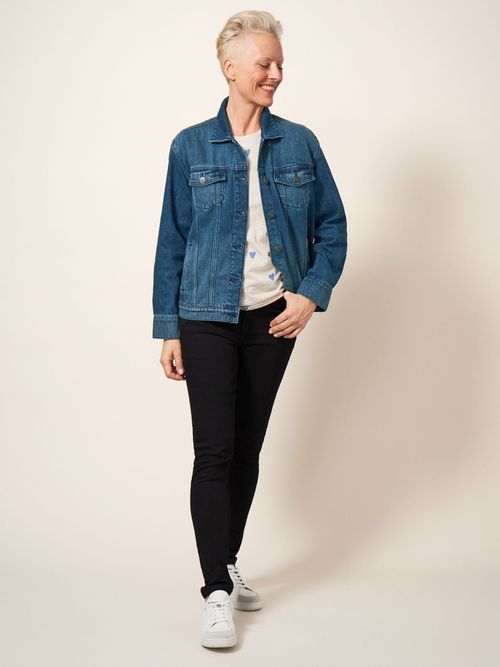 White Stuff Oakleigh Denim Coat - QVC UK