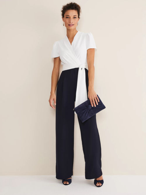 Aubrey Striped Wide Leg Jumpsuit