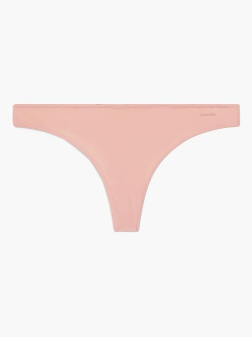 Calvin Klein Invisibles Thong, Black at John Lewis & Partners