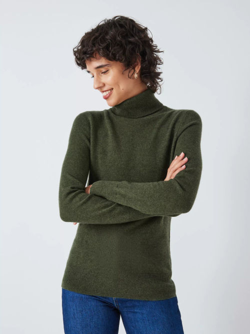 John Lewis Cashmere Roll Neck...