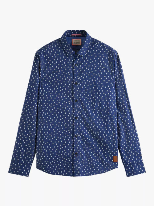 Scotch & Soda Printed Poplin...