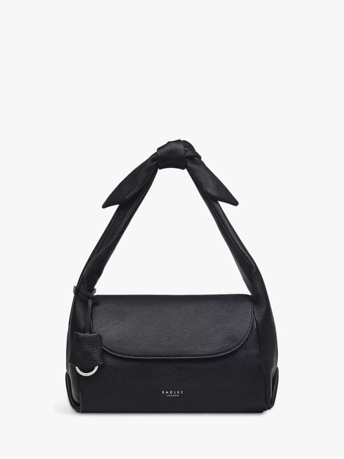 Radley Dukes Place Large Leather Shoulder Bag, Black at John Lewis