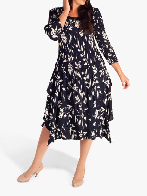 chesca Layered Midi Floral...