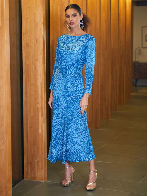 Linen Shirred Waist Midi Dress – Ro&Zo