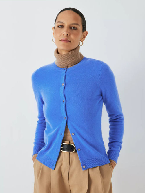 Cashmere Crew Neck Cardigan