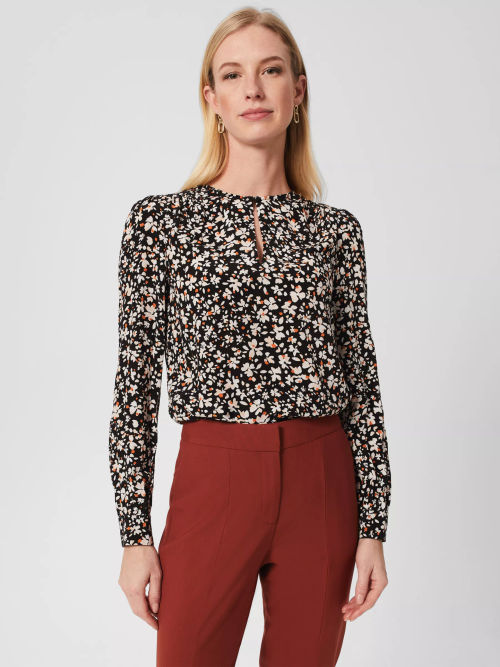 Hobbs Kamala Floral Blouse,...