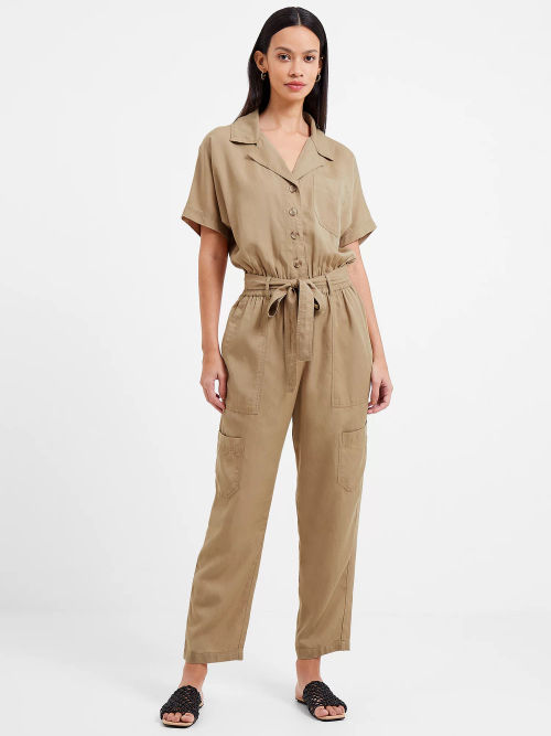 French Connection Manhatten Solid Jumpsuit, Compare