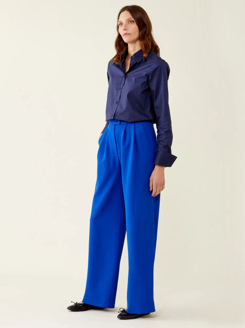 Cobalt Straight Leg Trousers