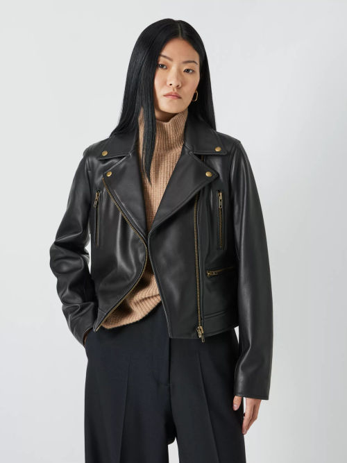 John Lewis Leather Biker...