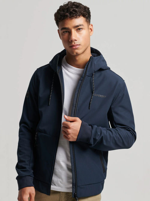 CODE FLEECE MENS BLACK TREKKER JACKET