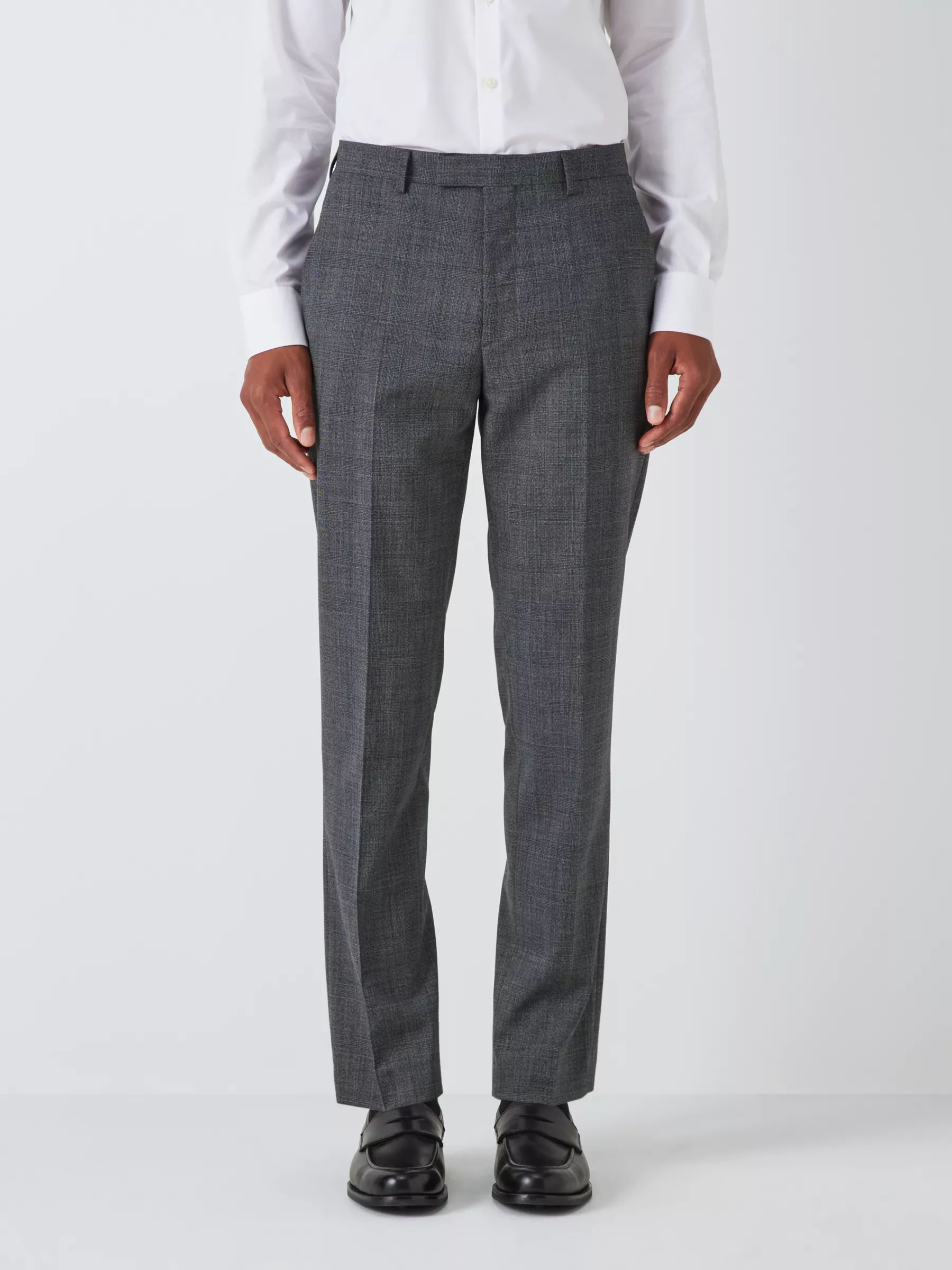 Buy Dark Grey Tailored Fit Trouser | Zodiac