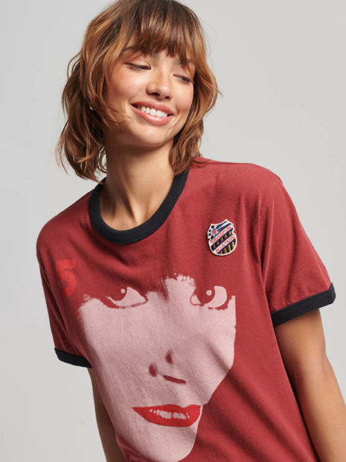 Superdry Ringspun Allstars Graphic Boyfriend T-Shirt, £29.99