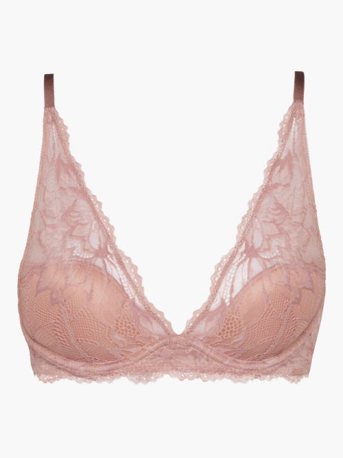 Calvin Klein Seductive Comfort Lotus Lightly Lined Plunge Bra, £46.00