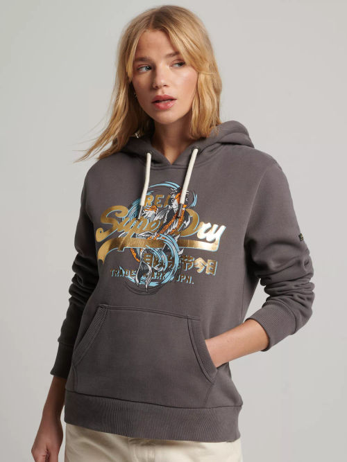 Superdry Japanese Vintage Logo Graphic Hoodie