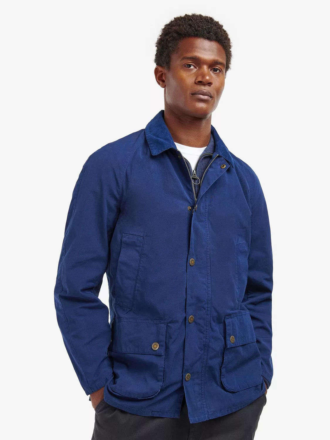 Barbour White Label Slim Beaufort Casual Jacket, Navy | Compare
