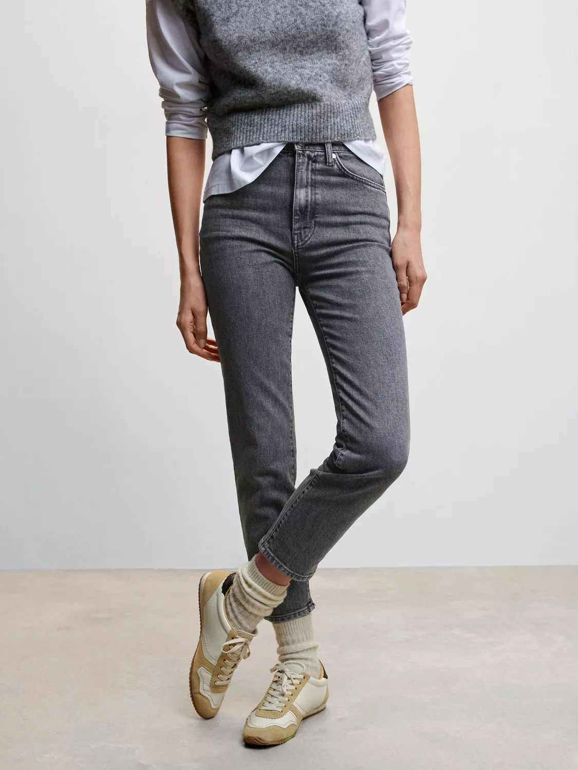 Slim fit cropped on sale jeans