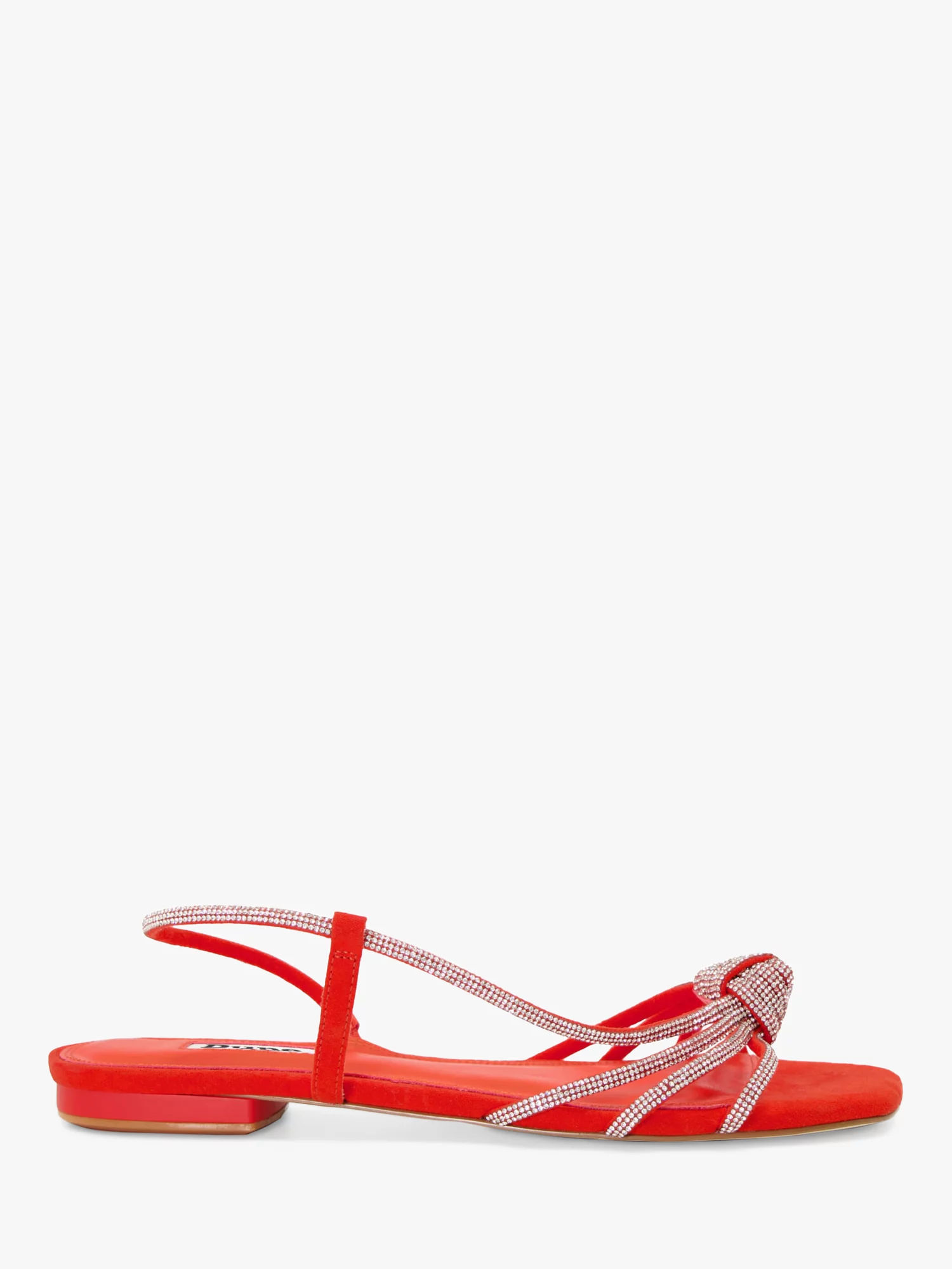 Dune on sale red sandals