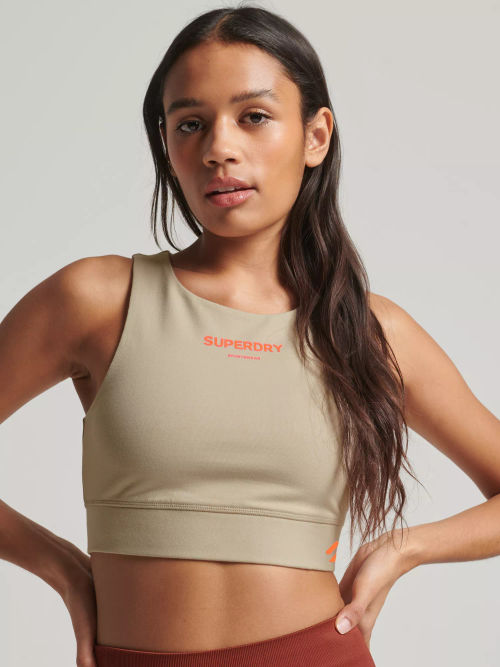 Superdry Organic Cotton Code Core Sport Bra, £24.99