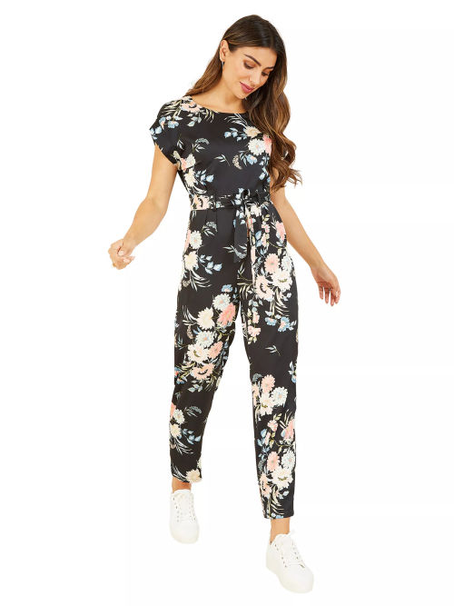 Yumi Floral Print Satin...