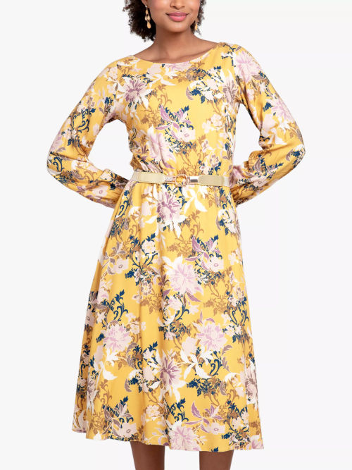 Alie Street Sophia Floral Maxi Dress, Fuchsia Florals