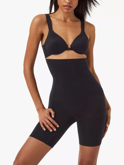 Spanx Firm Control Oncore High-Waisted Shorts, Very Black at John Lewis &  Partners