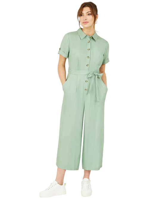 Utility Pocket Culotte Jumpsuit