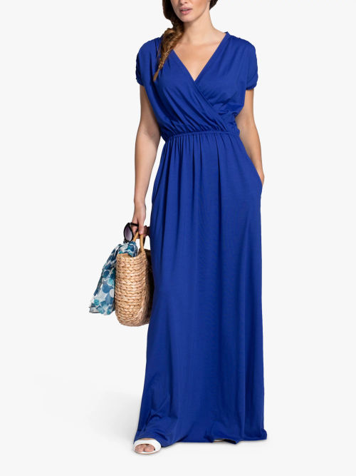 Hotsquash Wrap Maxi Dress,...