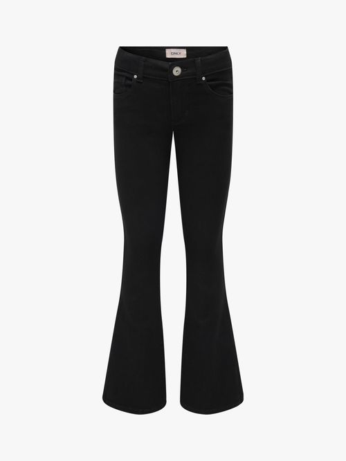 Calvin Klein Plain Mom Jeans, Denim Black at John Lewis & Partners