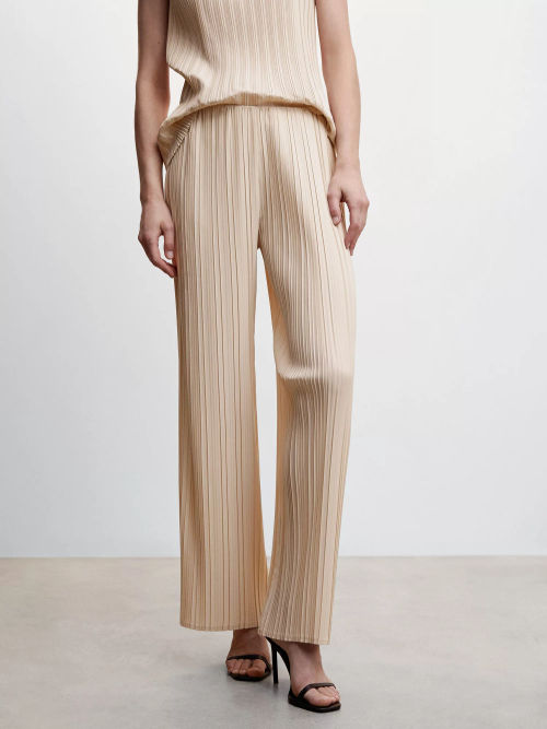 Mango Athens Pleated Wide Leg...