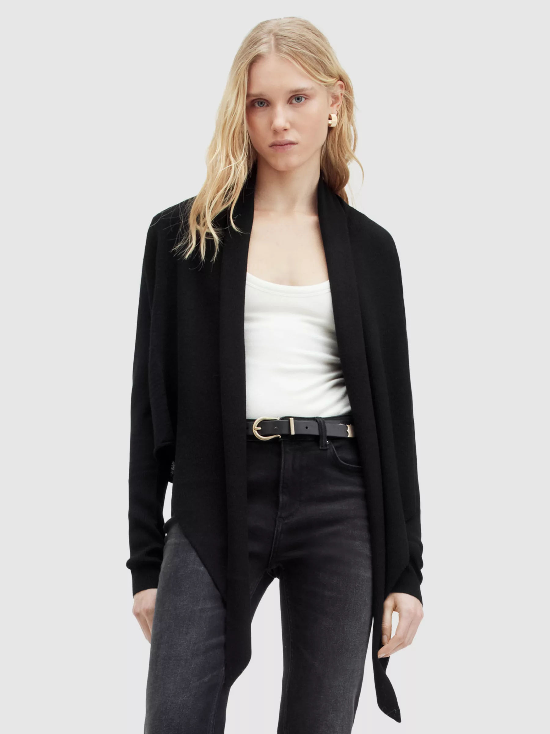 AllSaints Wasson Pirate Wrap Wool Cardigan | £119.00 | Brent Cross