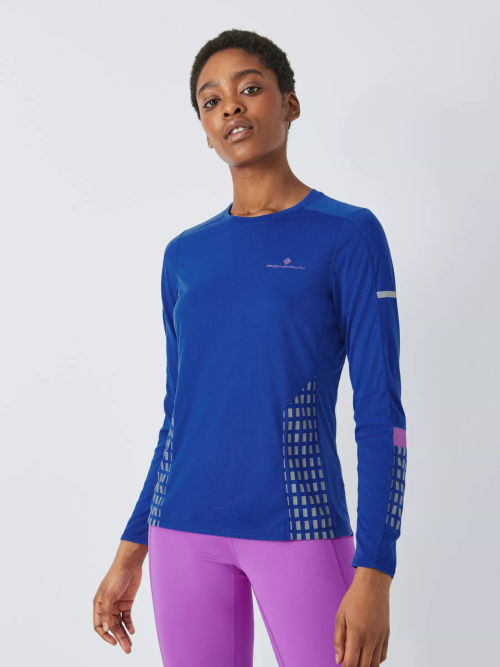 Ronhill Afterhours Leggings, Cobalt/Thistle/Reflect, 8