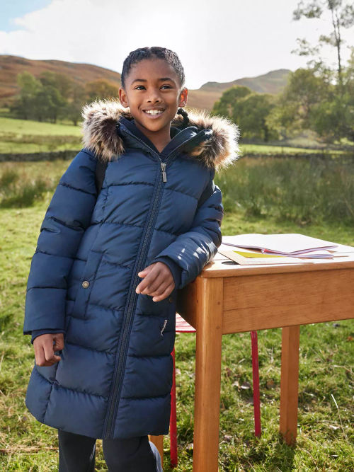 John Lewis Girls' Padded Coat, Pink