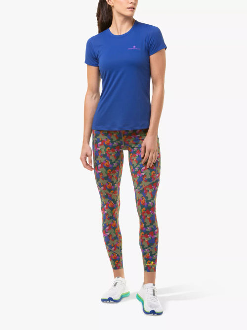 Ronhill Running Abstract Leggings, Stardust/Monet, £52.00