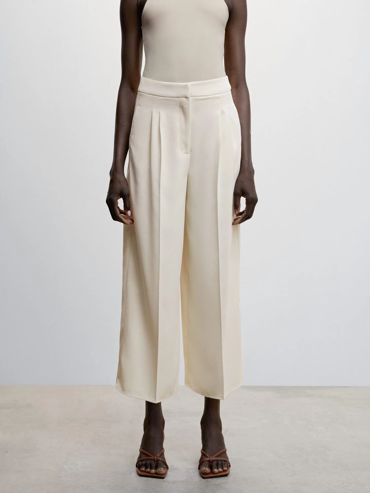 Women's Cropped Trousers | ZARA United Kingdom