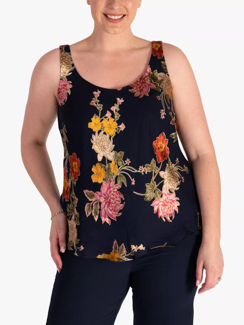 chesca Curve Floral Cami Top,...