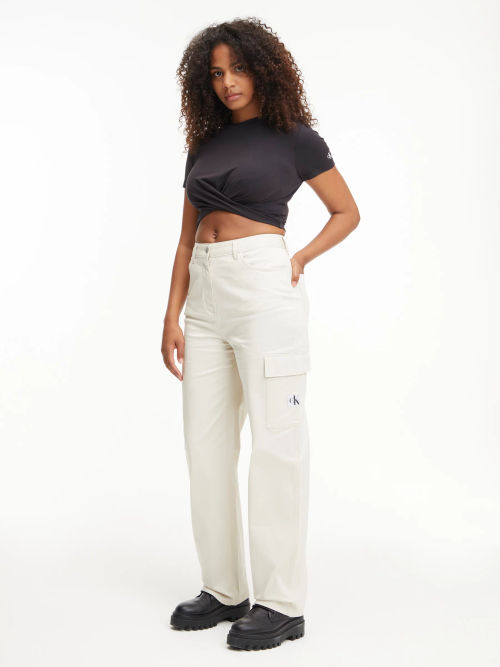 Calvin Klein High Rise Twill...