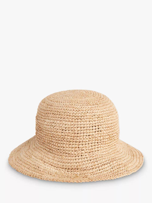 Whistles Straw Bucket Hat,...