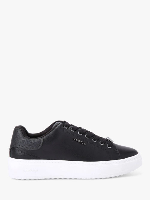 Black Koki Suede Lace Up Trainer, WHISTLES