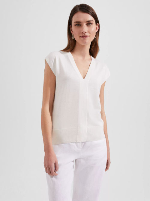 Hobbs Jayde V-Neck Blouse,...