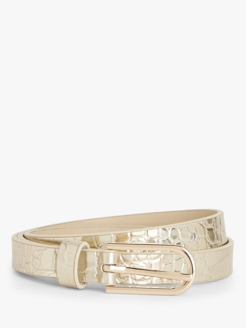 John Lewis 35mm Reversible Leather Belt, Black/Brown at John Lewis &  Partners