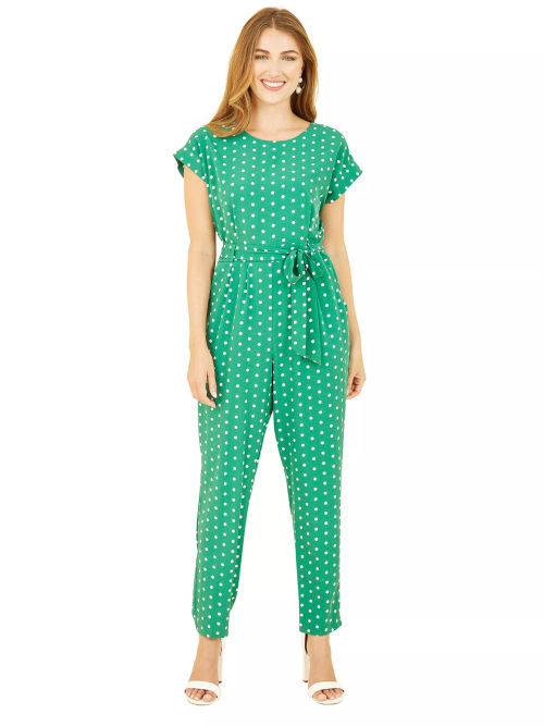 Yumi Spot Print Jumpsuit,...