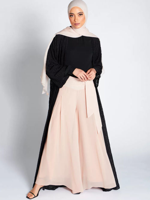 Aab Chiffon Flare Trousers