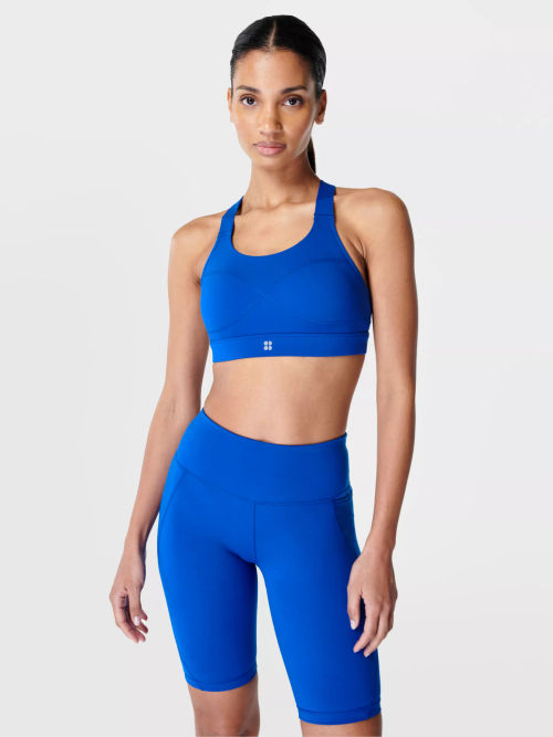 Sweaty Betty Zero Gravity Running Sports Bra, Black at John Lewis & Partners