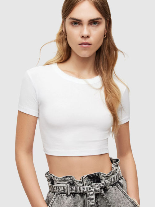 AllSaints Tina Crop Tee