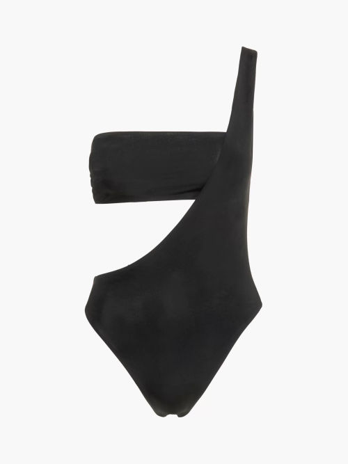 Calvin Klein Core Multi Ties One Piece Swimsuit in Black