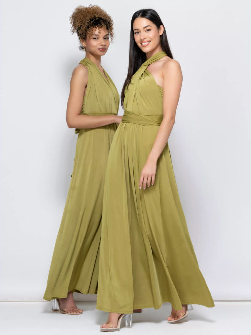 Lyanna Wrap Front Maxi Dress, Dusty Pink – Jolie Moi Retail