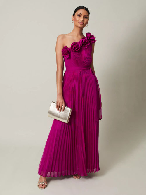 Donatella Ruffle Maxi Dress