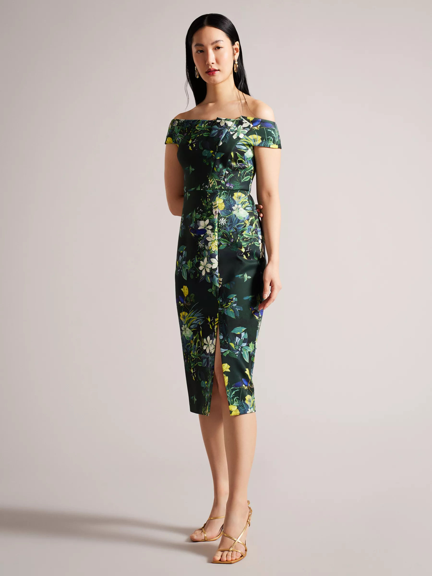 Baker floral clearance bodycon dress