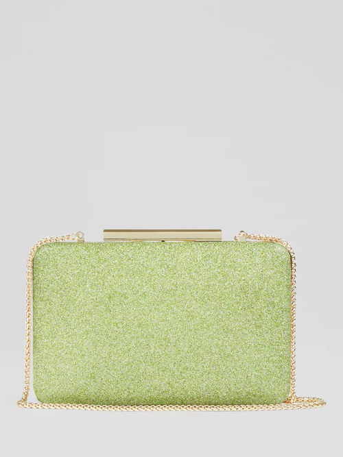 John Lewis Velvet Soft Clutch Bag, Navy at John Lewis & Partners